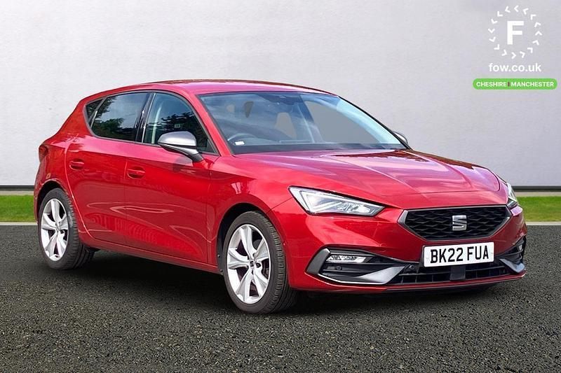 Red Used 2022 Seat Leon FR Hatchback | £15,699 (Fair price) - Image 1/4