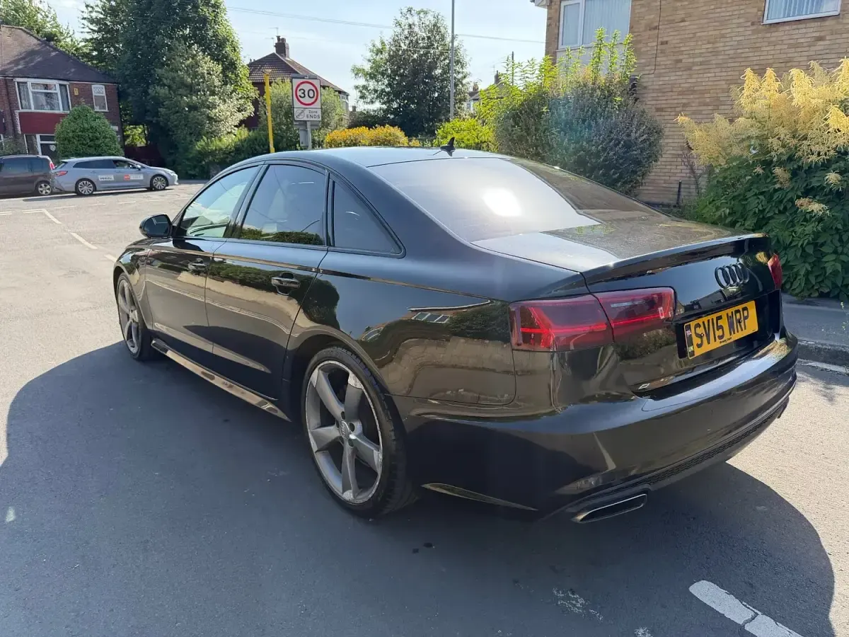 Used Audi A6 Black Edition 190 HP (139 kW) 2015 Black Sedan