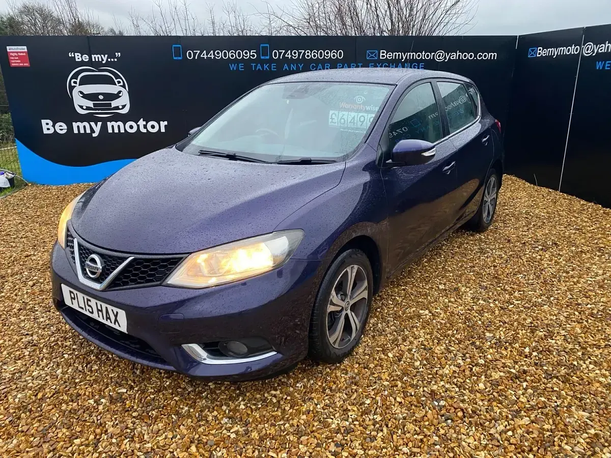Used Nissan Pulsar Acenta 115 HP (84 kW) 2015 Blue Hatchback