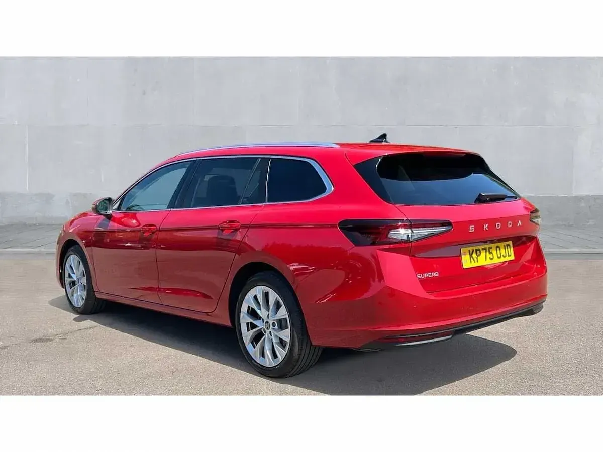 Used Skoda Superb SE L 150 HP (110 kW) 2025 Red Estate