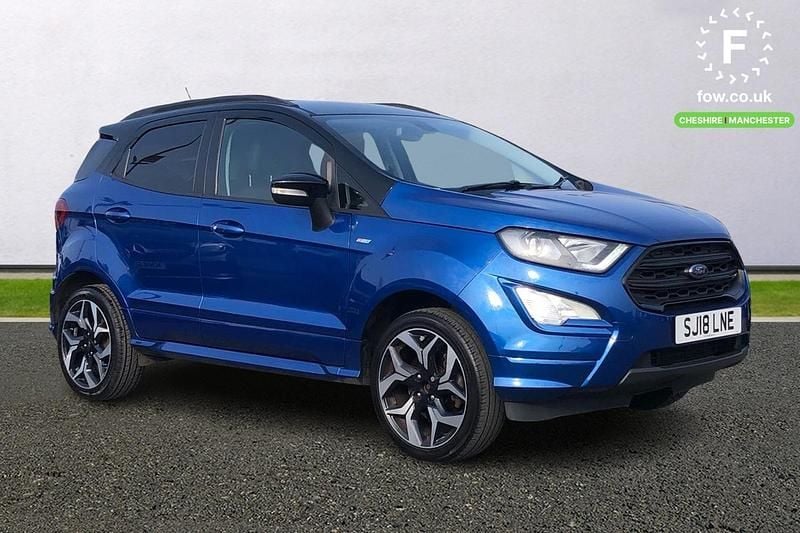 Blue Used 2018 Ford Ecosport ST-Line SUV | £9,499 (Fair price) - Image 1/4