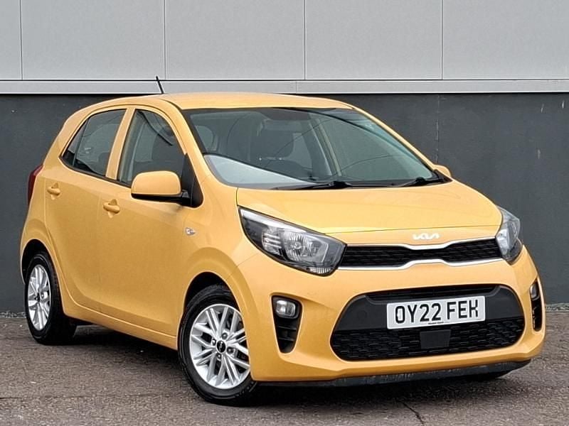 Used Kia Picanto 2022 Yellow Hatchback