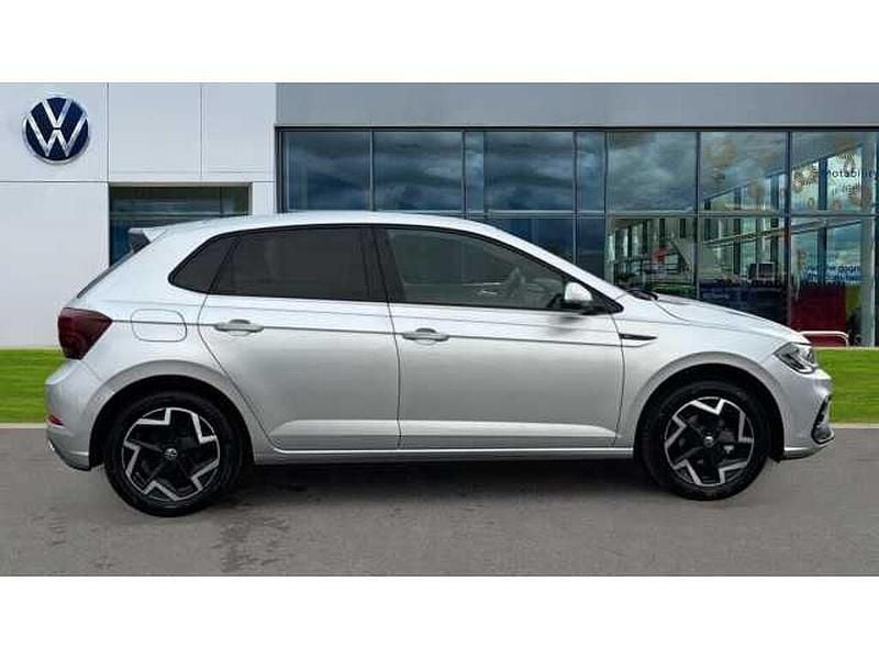 Used VW Polo R-line 95 HP (69 kW) 2025 Reflex silver metallic Hatchback