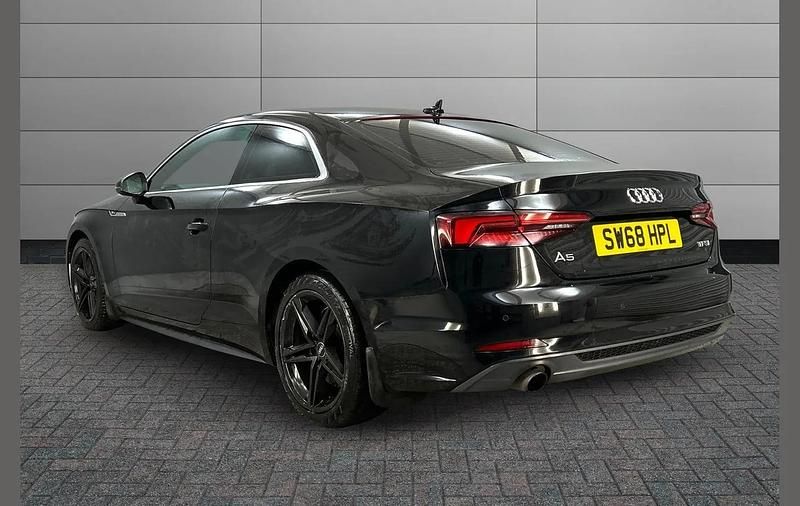 Used Audi A5 S-Line 147 HP (108 kW) 2018 Black Coupe