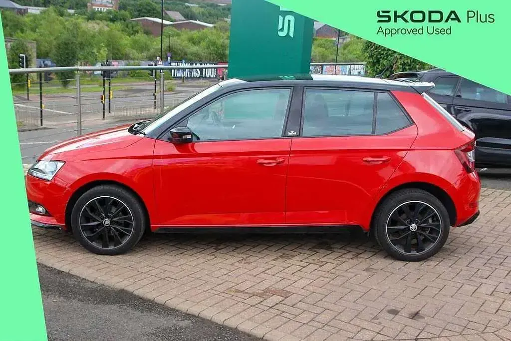 Used Skoda Fabia Monte Carlo 95 HP (69 kW) 2019 Red Hatchback