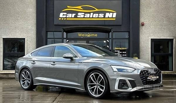 Grey Used 2023 Audi A5 S-Line Hatchback | £28,900 (Fair price) - Image 1/4