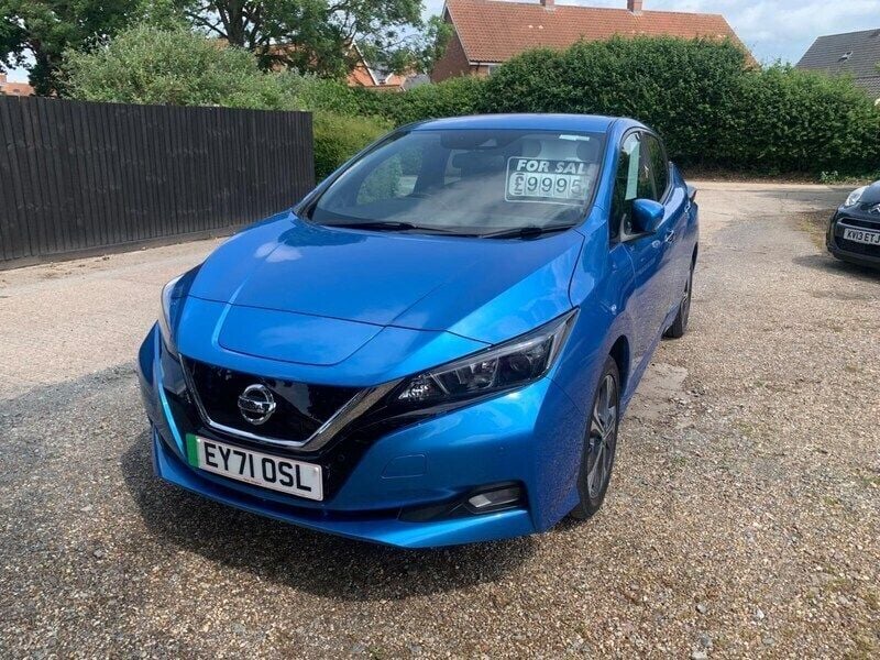 Blue Used 2021 Nissan Leaf N-Connecta Hatchback | £9,995 (Super price) - Image 1/4