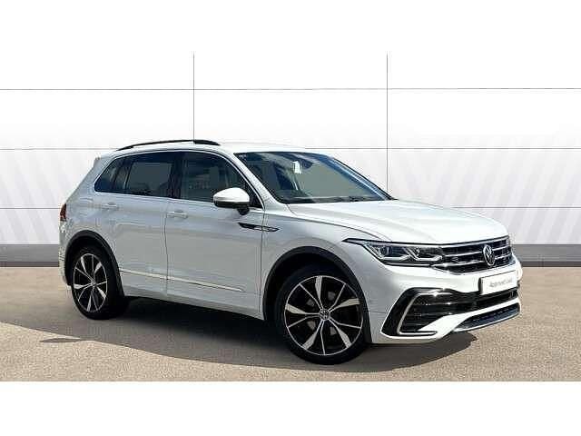White Used 2021 VW Tiguan R-line SUV | £24,478 (Fair price) - Image 1/4