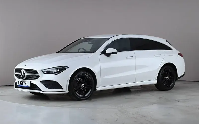 Used Mercedes CLA250e Shooting Brake AMG Line Premium 218 HP (160 kW) 2021 White Estate