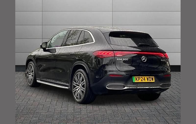 Used Mercedes EQE500 AMG line 300 kW (408 HP) 2024 Black Sedan