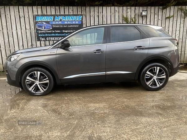 Used Peugeot 3008 GT-line 150 HP (110 kW) 2018 Grey Hatchback