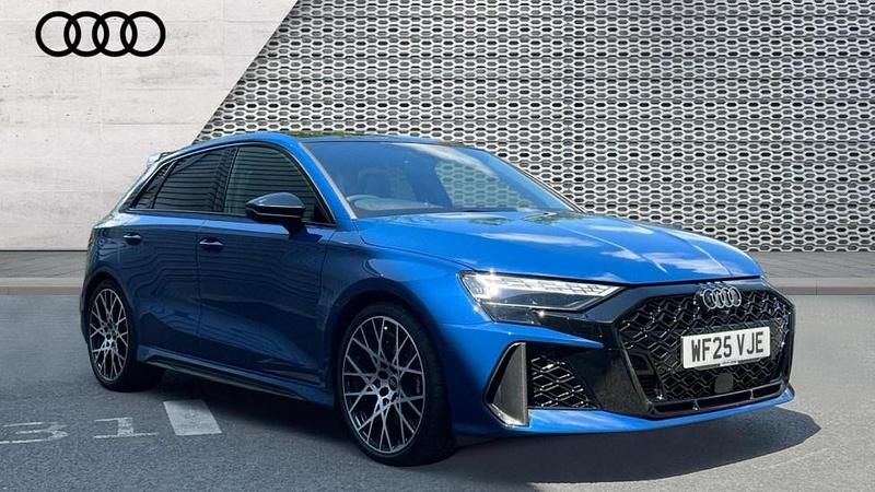 Blue Used 2025 Audi RS3 Comfort Sedan | £60,506 (Fair price) - Image 1/4