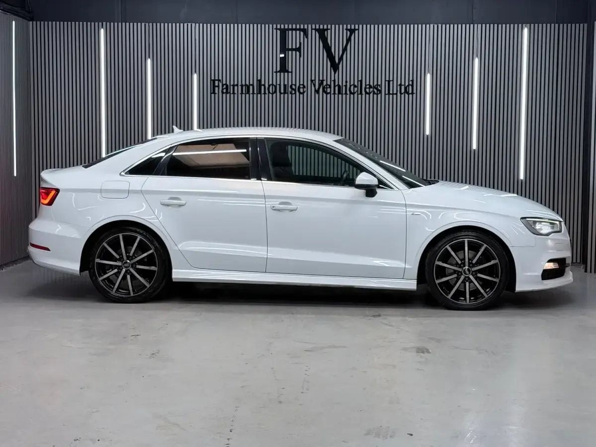 Used Audi A3 S-Line 180 HP (132 kW) 2015 White Sedan
