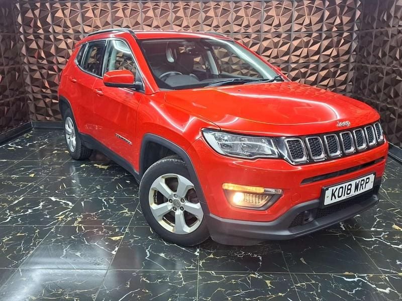 Red Used 2018 Jeep Compass Longitude SUV | £7,899 (Fair price) - Image 1/4