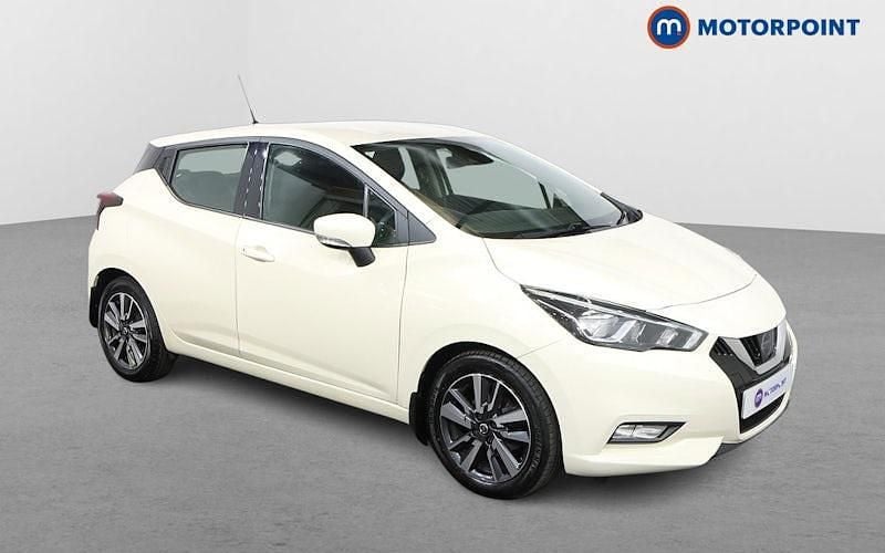 White Used 2017 Nissan Micra Acenta Hatchback | £8,349 (Fair price) - Image 1/4