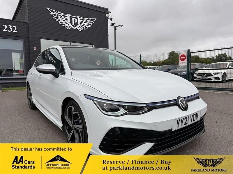 White Used 2021 VW Golf VIII R Hatchback | £31,495 (Fair price) - Image 1/4