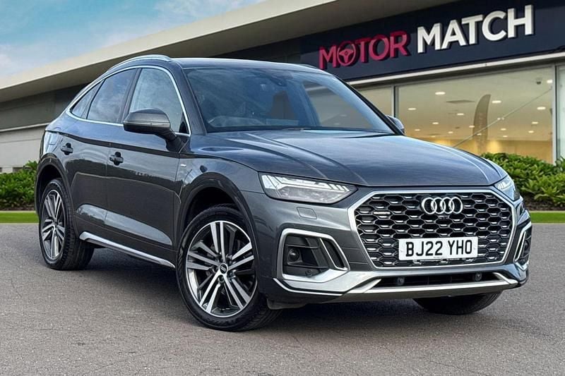 Grey Used 2022 Audi Q5 Sportback S-Line SUV | £24,850 (Fair price) - Image 1/4