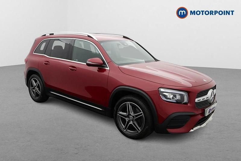 Red Used 2021 Mercedes GLB200 AMG line SUV | £26,249 (Fair price) - Image 1/4