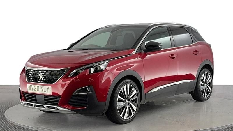 Red Used 2020 Peugeot 3008 Premium Hatchback | £13,920 (Good price) - Image 1/4