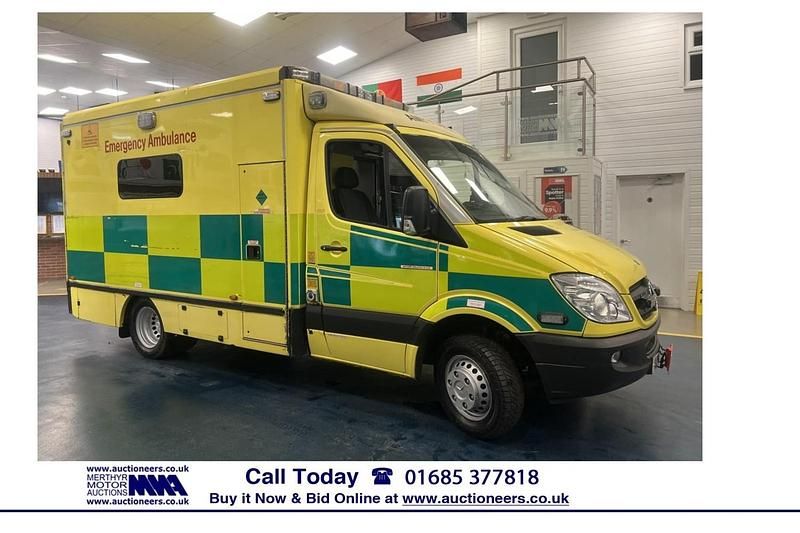 Yellow Used 2012 Mercedes Sprinter Van | £5,020 (Fair price) - Image 1/4