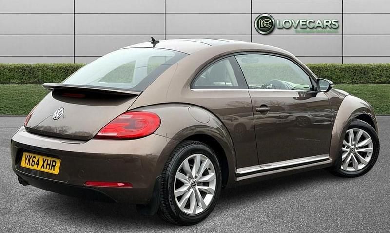 Used VW Beetle Design 140 HP (102 kW) 2014 Brown Hatchback