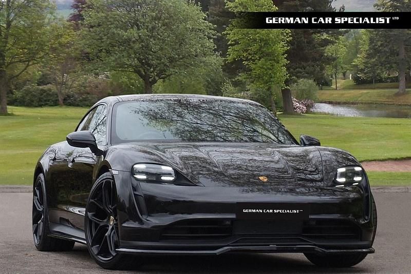 Used Porsche Taycan 2022 Jet black Sedan