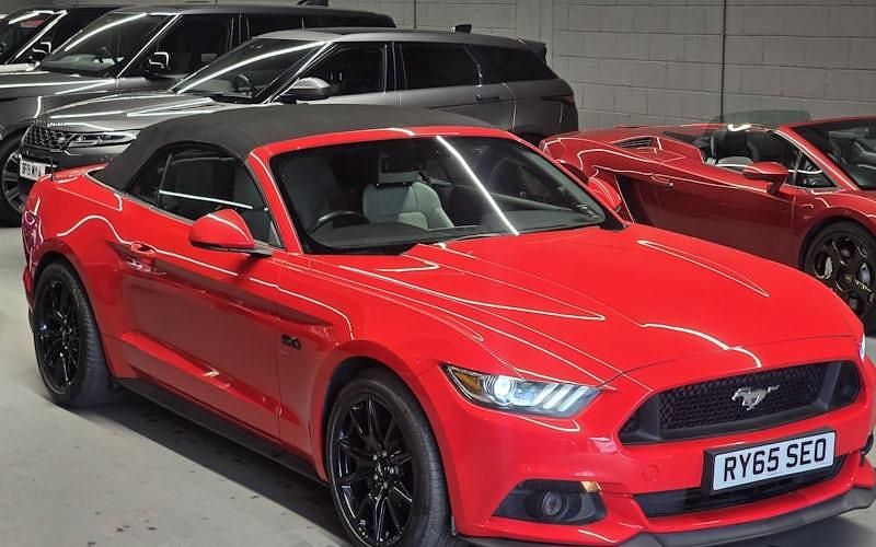 Used Ford Mustang GT Convertible 416 HP (305 kW) 2016 Red Cabriolet