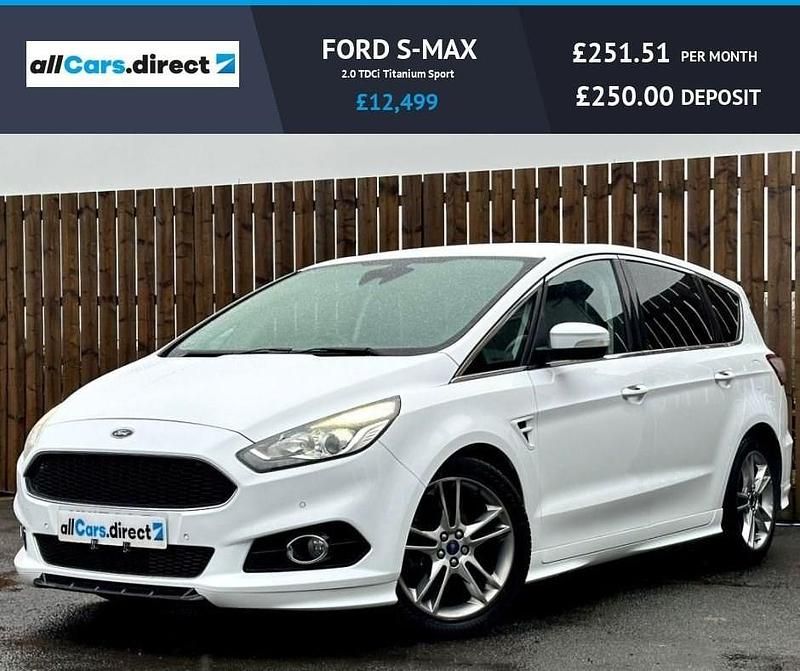Used Ford S-MAX Sport 210 HP (154 kW) 2017 White MPV