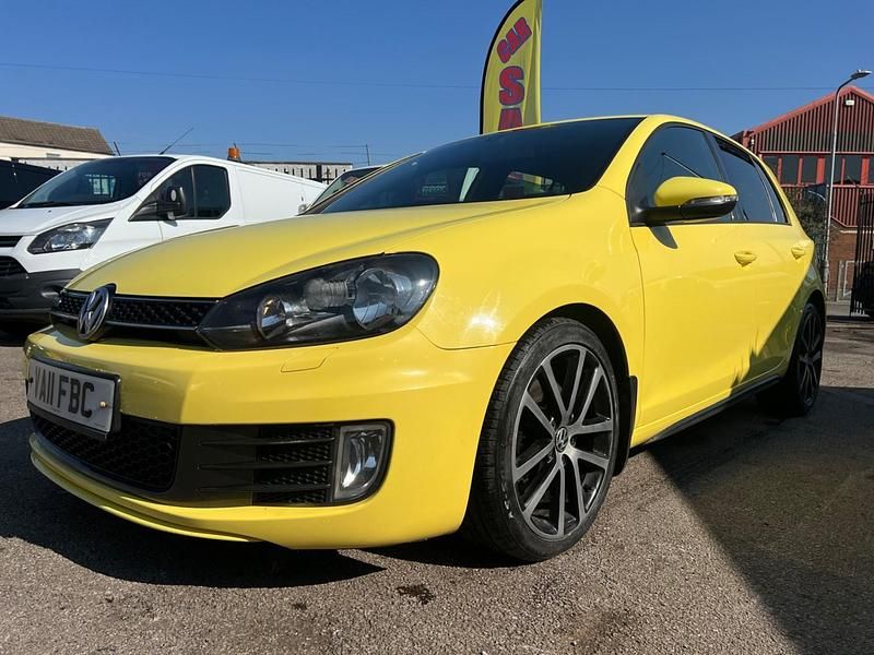 Used VW Golf VI GTD 170 HP (125 kW) 2011 Yellow Hatchback