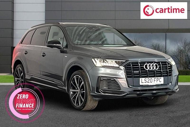 Grey Used 2020 Audi Q7 Black Edition SUV | £32,990 (Good price) - Image 1/4