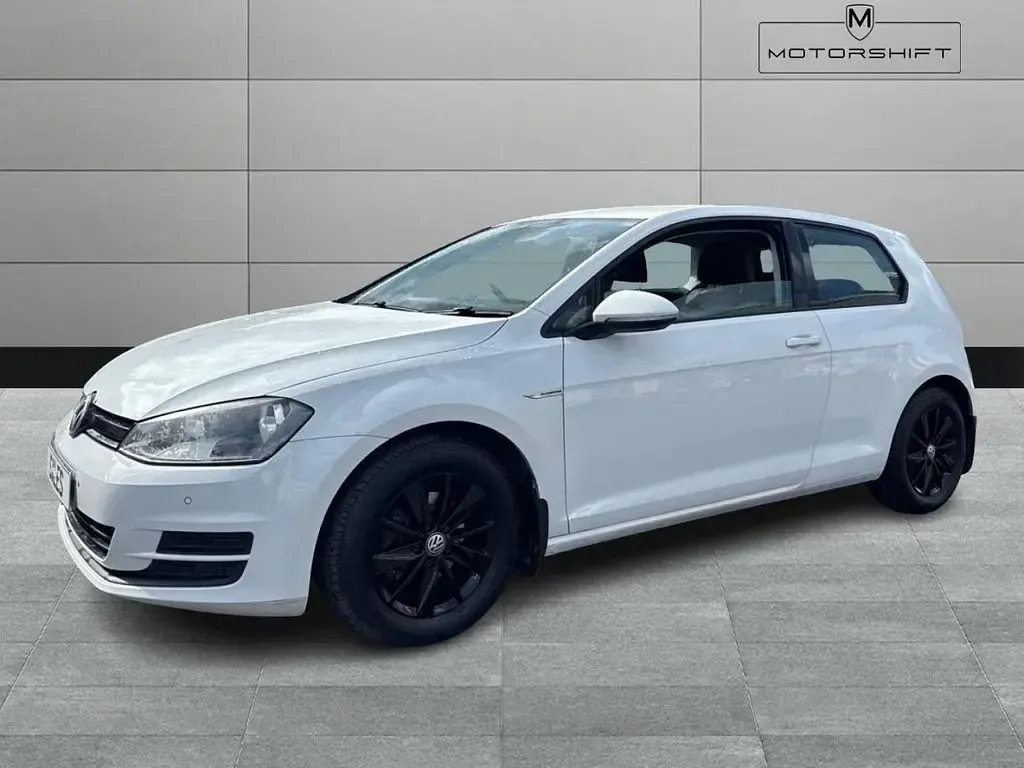 Begagnad VW Golf VII S 110 HK (80 kW) 2014 Vit Halvkombi