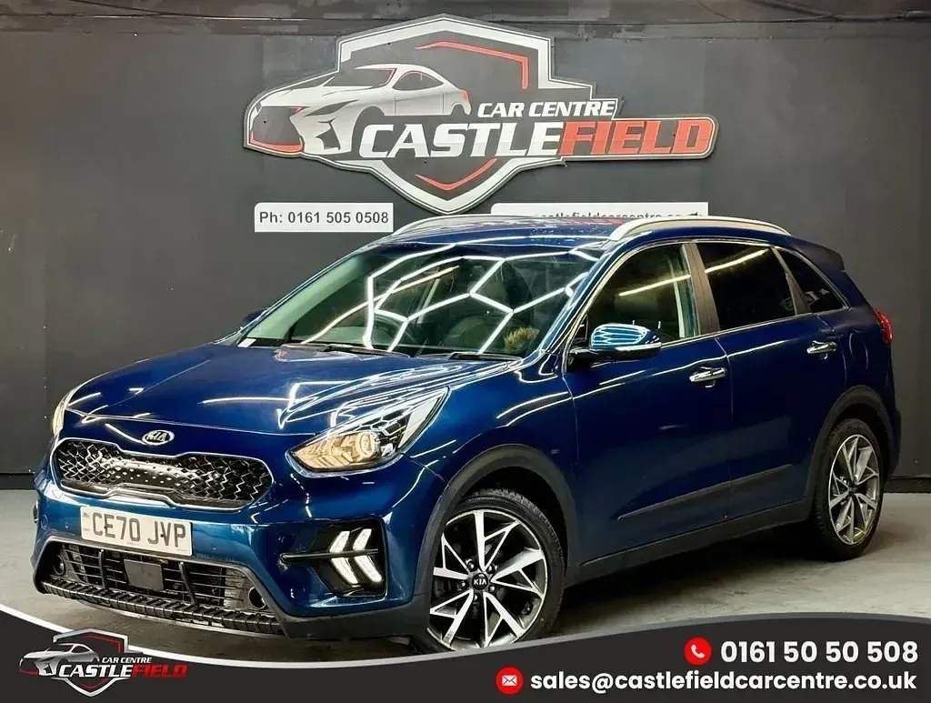 Second-hand Kia Niro 139 CP (102 kW) 2020 Albastru SUV