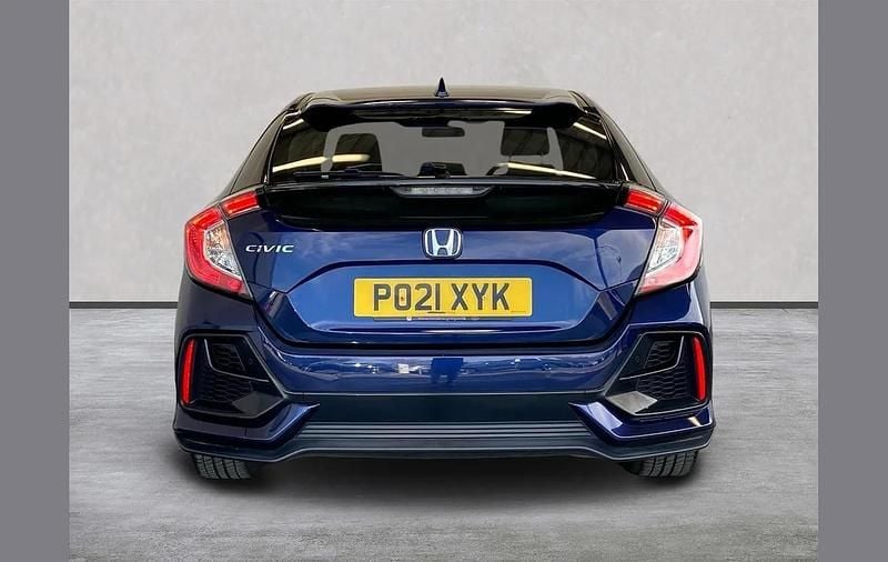 Used Honda Civic SE 126 HP (92 kW) 2021 Blue Hatchback