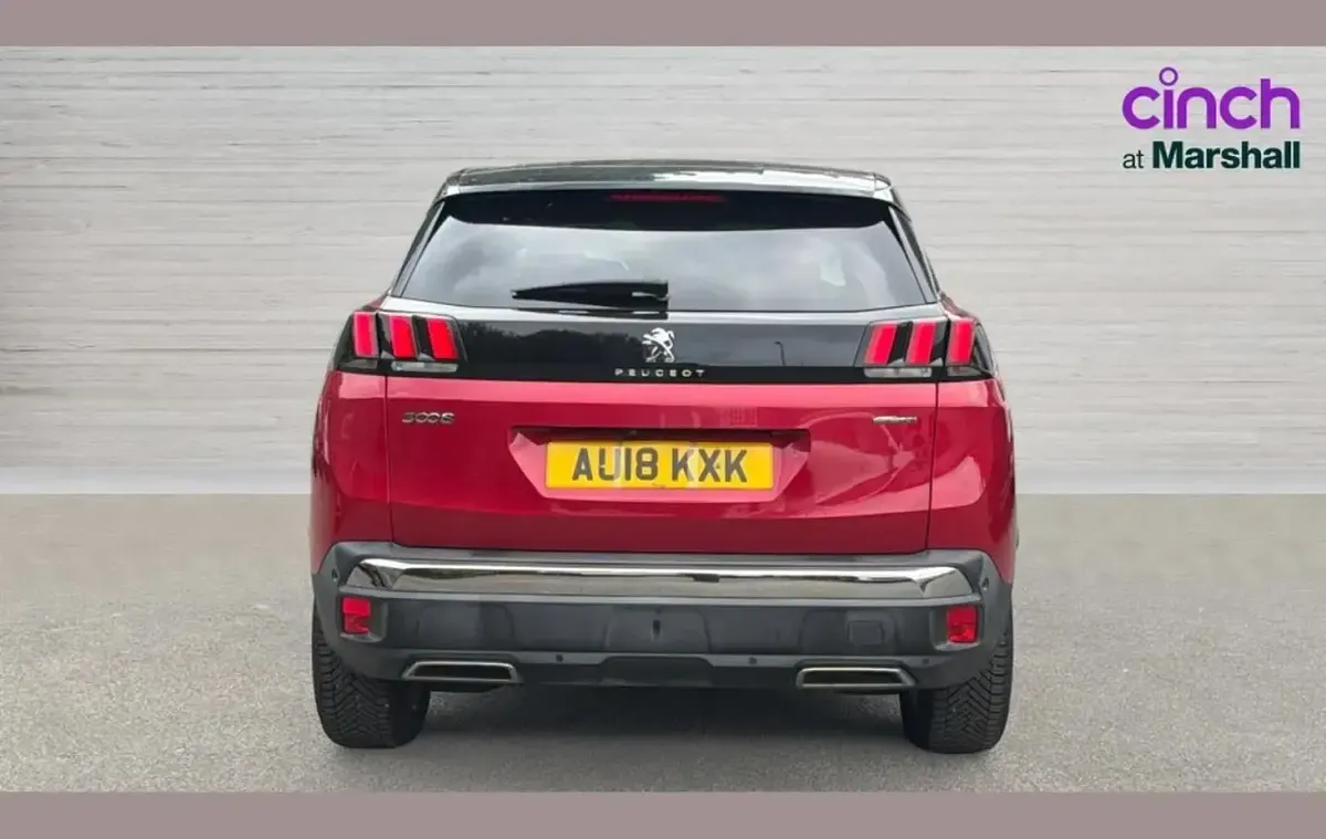 Used Peugeot 3008 GT-line 117 HP (86 kW) 2018 Red SUV