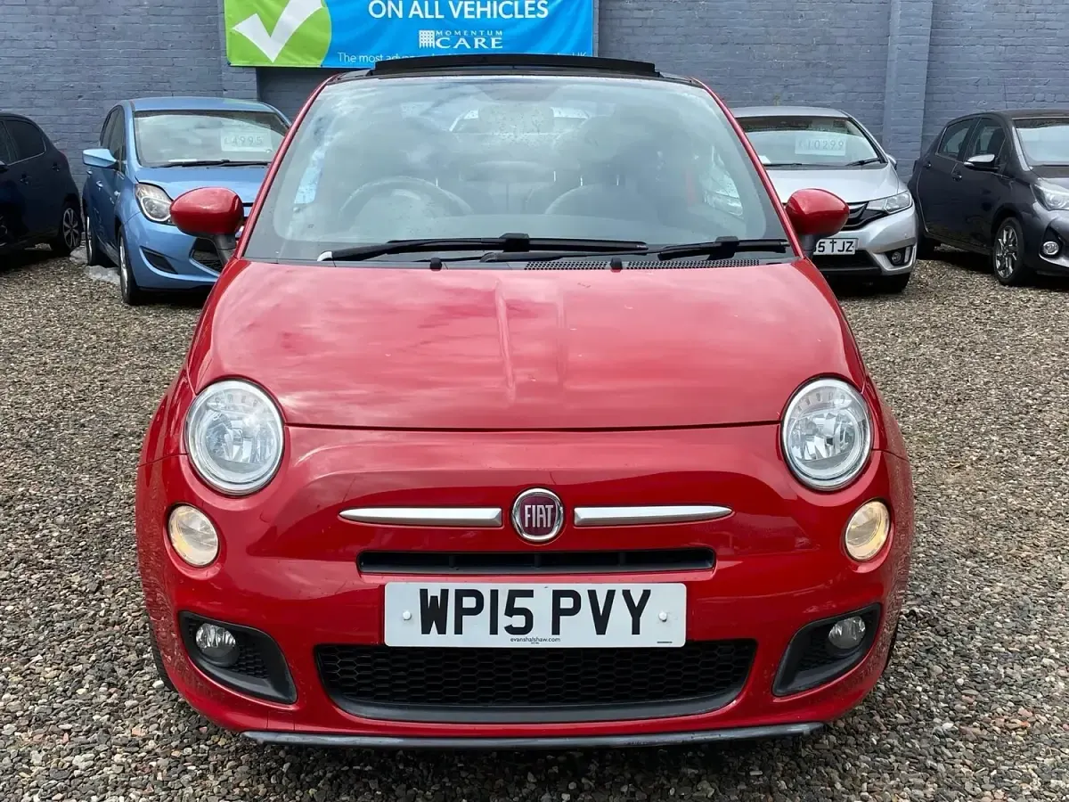 Used Fiat 500 S 69 HP (50 kW) 2015 Red Cabriolet