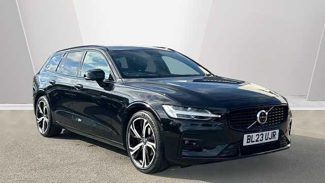 Black Used 2023 Volvo V60 Plus Estate | £25,332 (Fair price) - Image 1/3