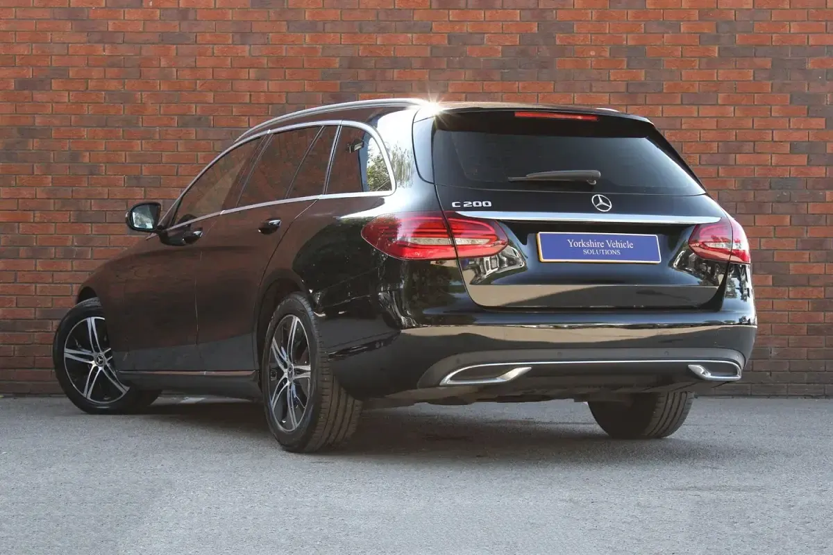 Used Mercedes C200 2019 Black Estate