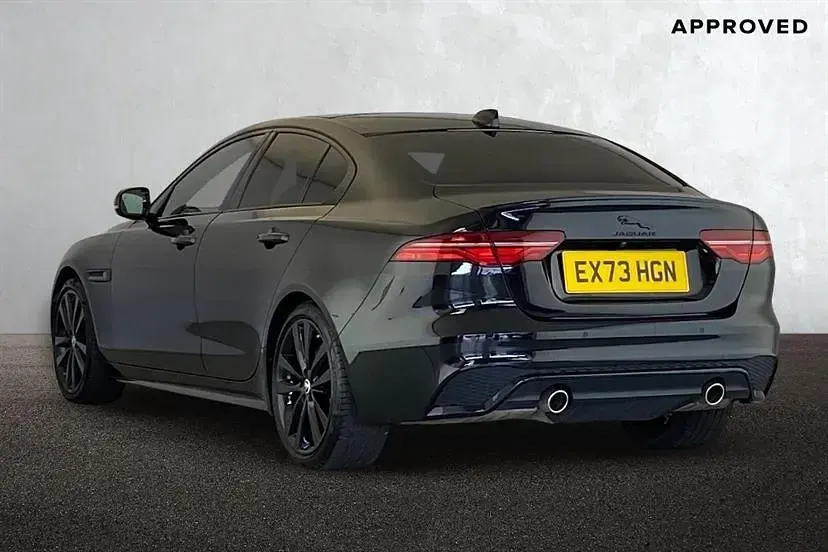 Used Jaguar XE 300 HP (220 kW) 2023 Santorini black Sedan