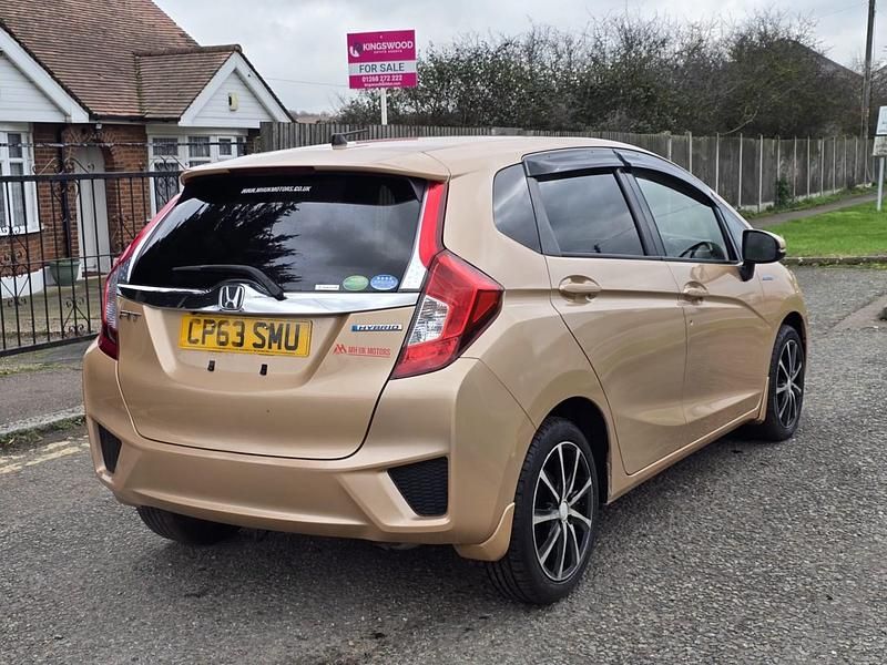 Used Honda Jazz Hybrid 2013 Brown Hatchback