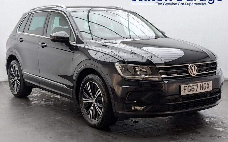 Black Used 2017 VW Tiguan SE SUV | £13,250 (Good price) - Image 1/4