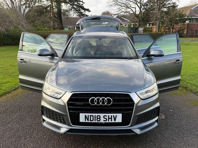 Używany Audi Q3 S-Line 150 KM (110 kW) 2018 Szary SUV