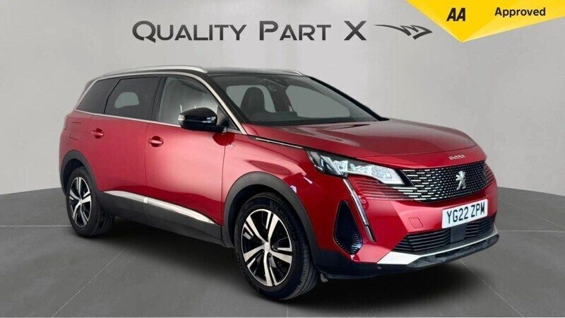 Red Used 2022 Peugeot 5008 GTi MPV | £20,550 (Good price) - Image 1/4