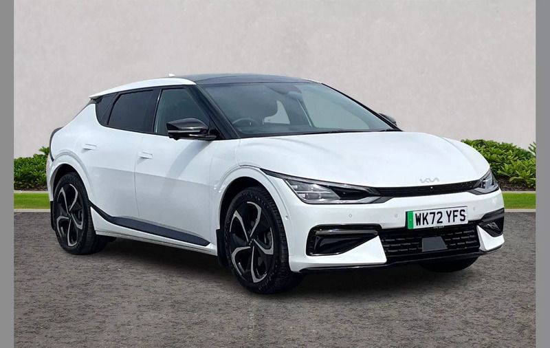 White Used 2022 Kia EV6 GT-Line S SUV | £30,495 (A bit pricey) - Image 1/3