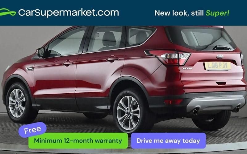 Begagnad Ford Kuga Titanium 150 HK (110 kW) 2018 Röd SUV