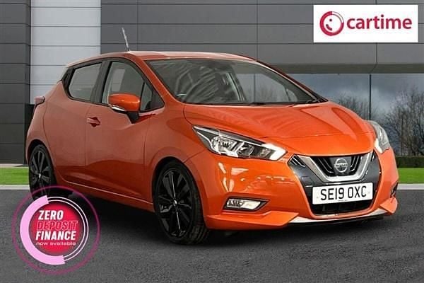 Orange Used 2019 Nissan Micra Acenta Hatchback | £7,950 (Fair price) - Image 1/4