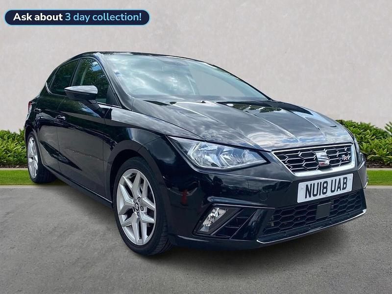 Black Used 2018 Seat Ibiza FR Hatchback | £8,996 (Good price) - Image 1/4