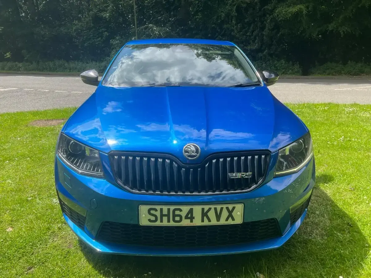 Used Skoda Octavia vRS 150 HP (110 kW) 2014 Blue Hatchback