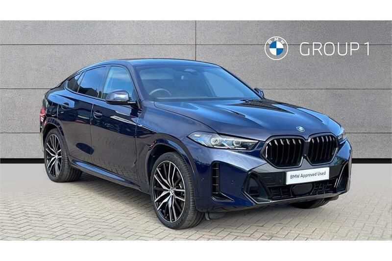 Tanzanite blue Used 2025 BMW X6 M Sport SUV | £64,997 (A bit pricey) - Image 1/4