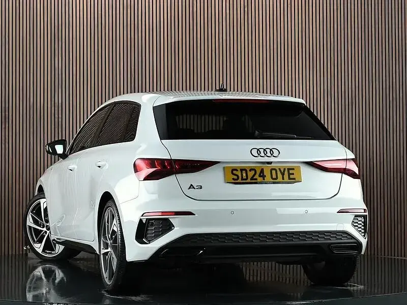 Used Audi A3 Sportback Black Edition 2024 White Hatchback