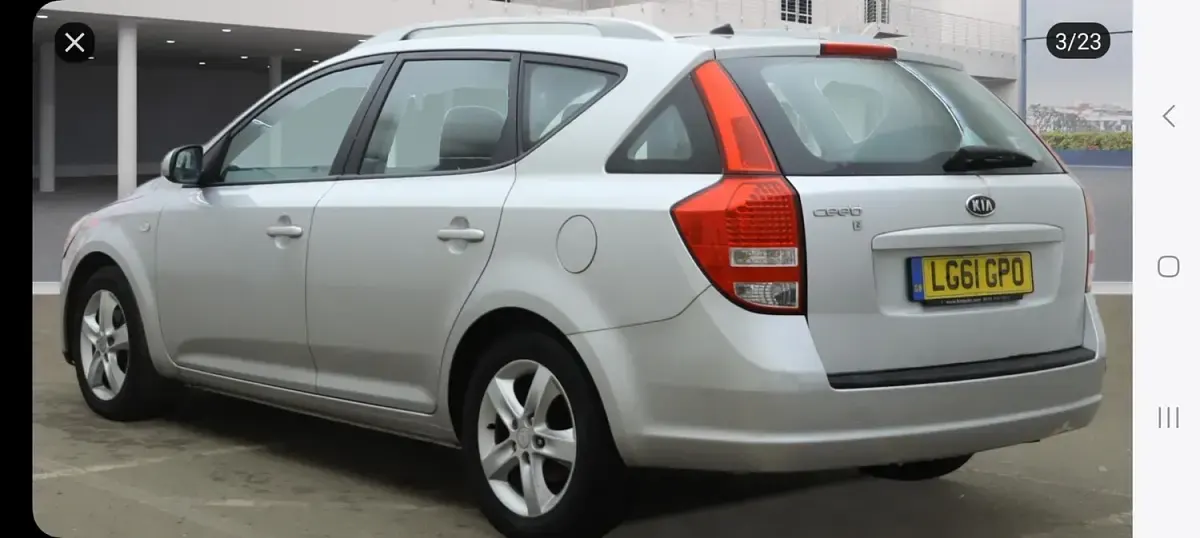 Used Kia Ceed 126 HP (92 kW) 2011 Silver Hatchback